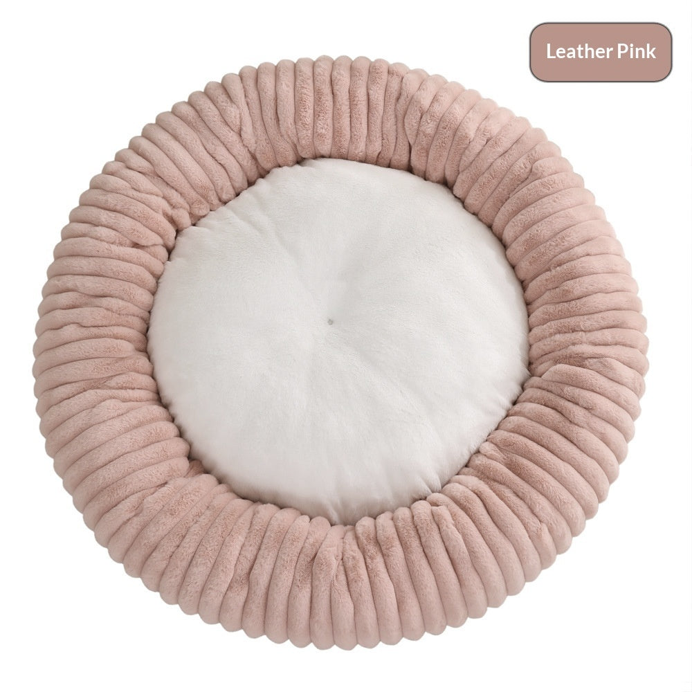 Round Comfort Nest Dog Bed