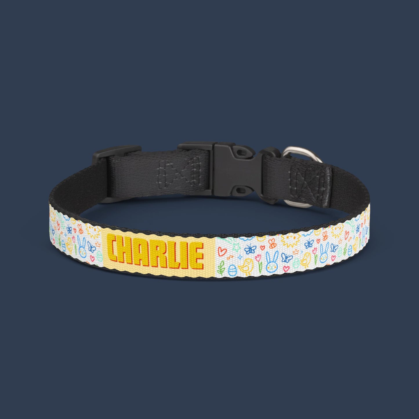 Whimsy Garden Clip-On Collar