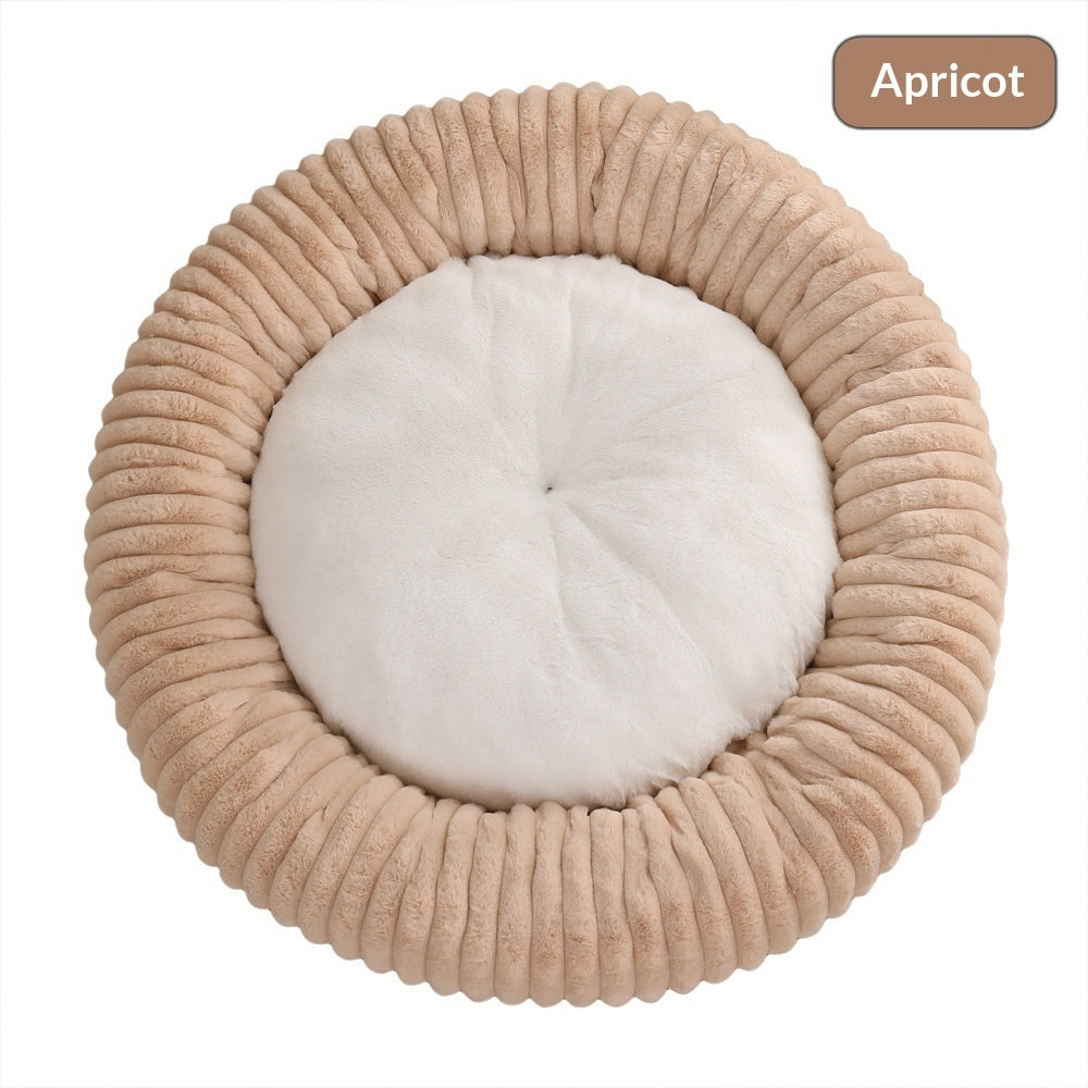 Round Comfort Nest Dog Bed