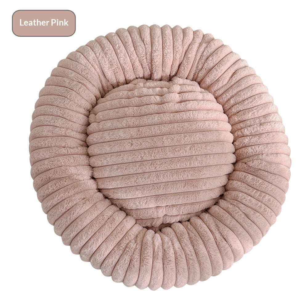 Round Comfort Nest Dog Bed