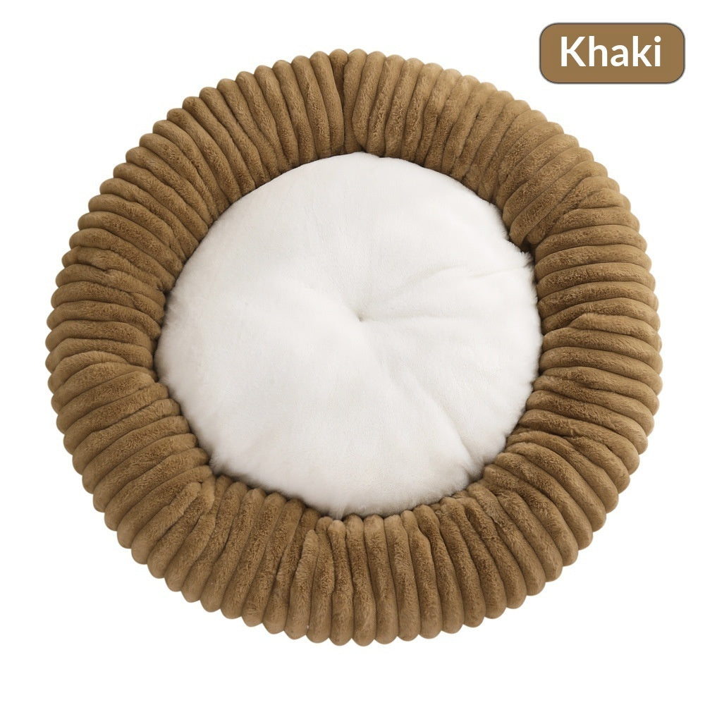 Round Comfort Nest Dog Bed