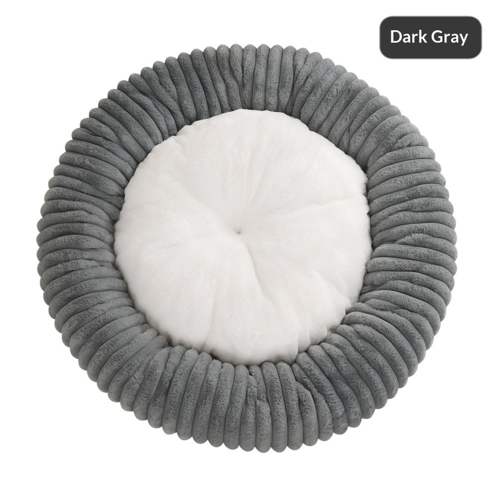 Round Comfort Nest Dog Bed